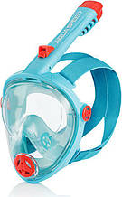 Повнолицьова маска Aqua Speed ​​SPECTRA 2.0 7083 бірюзовий, червоний Діт L