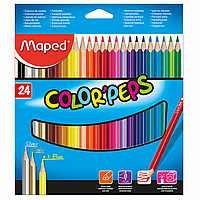 Олівці кольорові Maped Color Peps Classic 24 кв. (MP.183224)