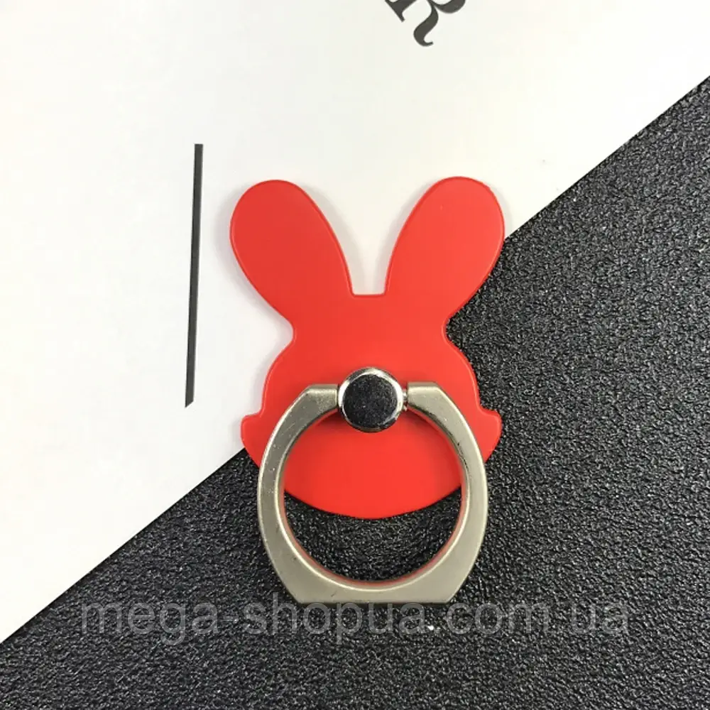 Кільце тримач попсокет popsockets тримач для телефона EB73 Червоний. Підставка для смартфона