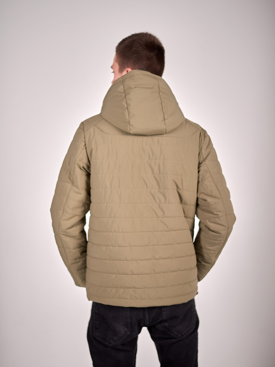 Мужская демисезонная куртка The North Face, цвет оливка - фото 2 - id-p2185083532