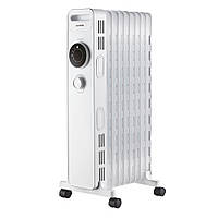 Радиатор масляный KUMTEL KUM-1225S, 9 ребер, 3 уровня мощности, 2000 Вт, White, Box i