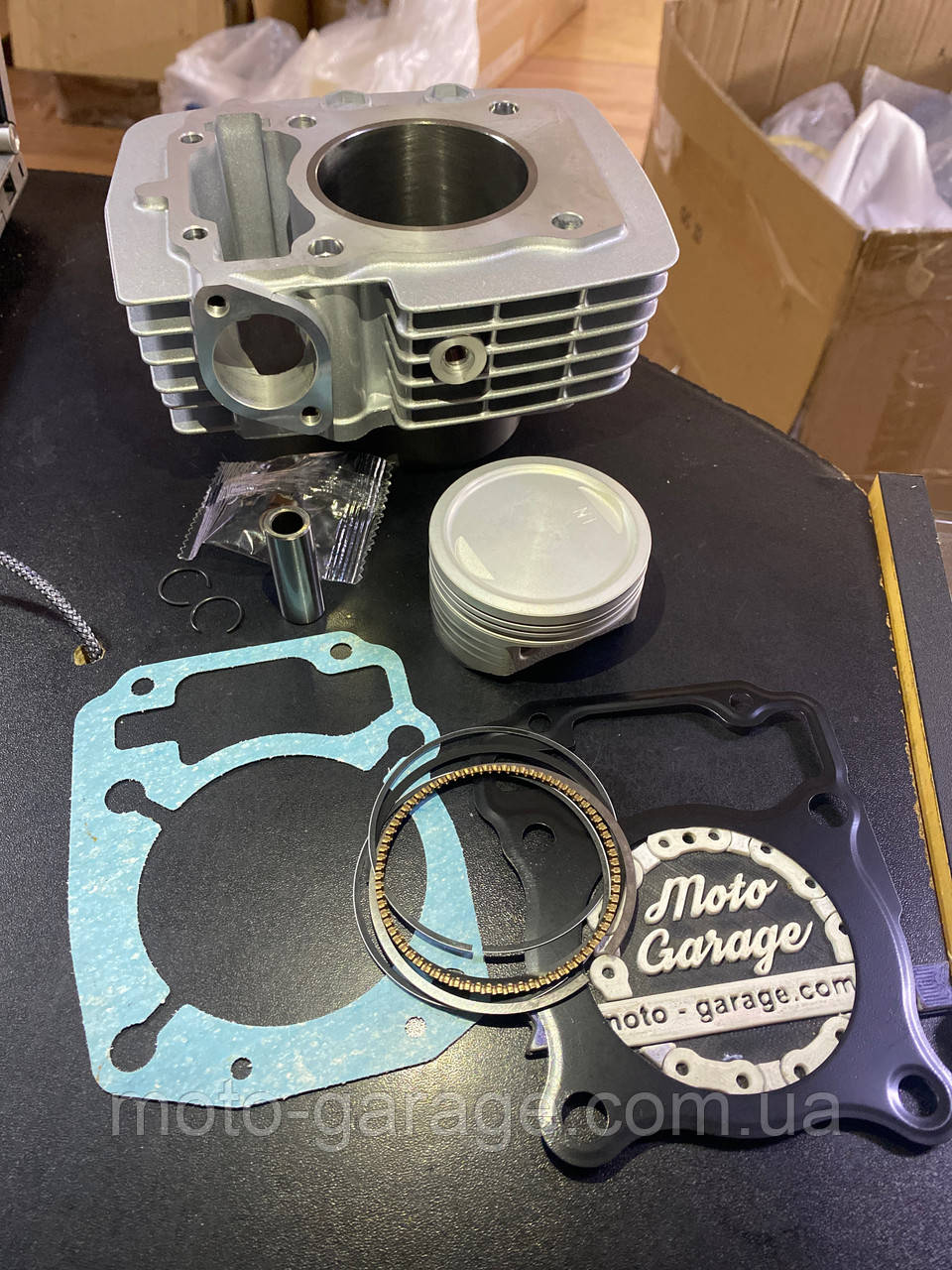 Поршнева к-кт ЦПГ GEON X-Road 202CBF,VIPER V150A, CBF200, Honda XR150, XR1200, CBF150, (Ø65,5 мм,H-62 мм/90 мм, P-14, фото 1