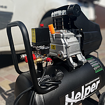 Універсальний компресор повітряний (масляний) Helper HC-24 1,8 кВт, 24 л, 210 л/хв, фото 3