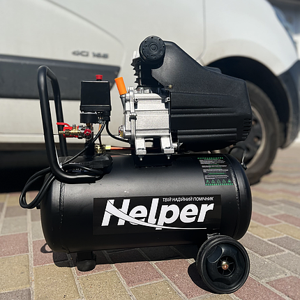 Універсальний компресор повітряний (масляний) Helper HC-24 1,8 кВт, 24 л, 210 л/хв, фото 1