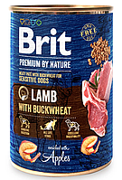 Brit Premium консерва для собак с ягненком 400г