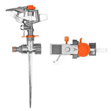 Зрошувач пульсівний пластиковий на металевому кілку, WHITE LINE, блістер, WL-6104, фото 1