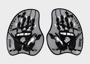 Лопатки для плавання Arena VORTEX EVOLUTION HAND PADDLE срібний, чорний Уні M