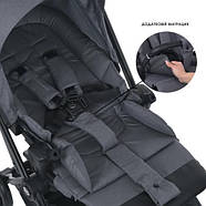 Дитяча коляска ME 1138 SPIN 360 Stone Gray, фото 6