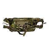 Чоловіча сумка бананка на пояс тактична, мультикам з кріпильною гумкою, матеріал Кордура, фото 6
