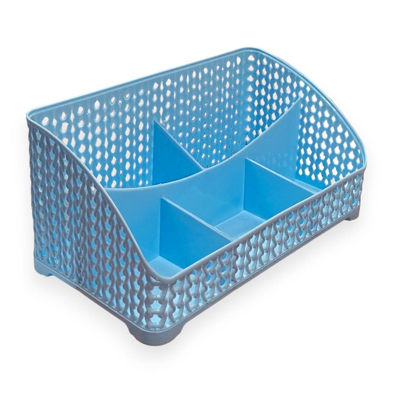 Органайзер пластиковий R-plastic В'язка для косметики блакитний