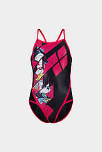 Купальник для дівчат Arena CATS SUPERFLY BACK L чорний, рожевий Діт 128см