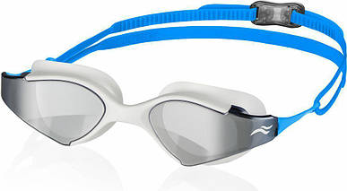 Окуляри для плавання Aqua Speed BLADE MIRROR 6139 білий, блакитний Уні OSFM