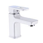 Набір змішувачів для ванни: Wawel 001 + Wawel 006 White (з душовим гарнітуром)., фото 5