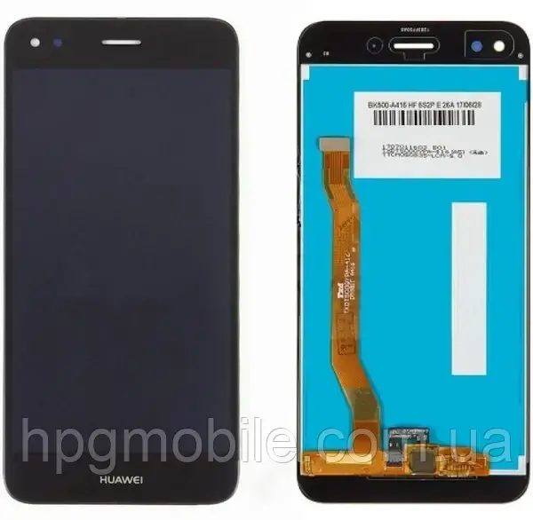 Дисплей Huawei Nova Lite 2017/Y6 Pro 2017/P9 Lite mini/Enjoy 7 модуль (екран,сенсор) оригінал, Чорний, фото 1