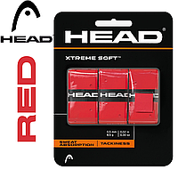 Обмотка для ракетки овергрип Head XtremeSoft Grip Overwrap Dozen Red, красная (3шт.)