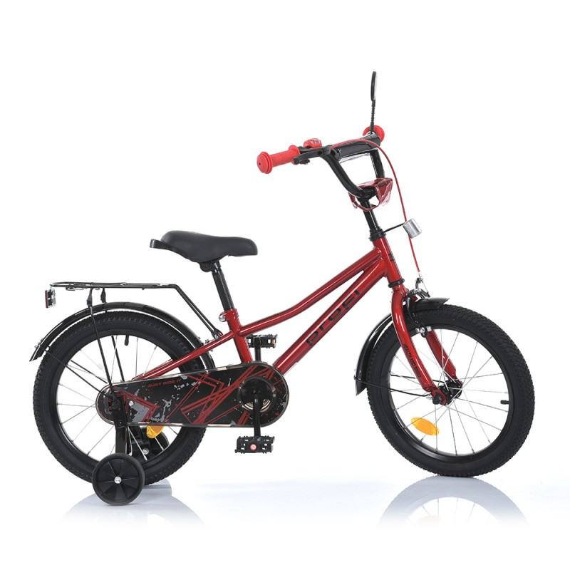 Велосипед дитячий 14" Profi MB 14011-1 PRIME, SKD75, червоний, дзвінок, ліхтар, багажник