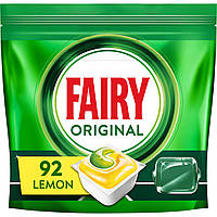 Таблетки для посудомоечных машин Fairy Original All in One Lemon 92 шт. (8006540726945)