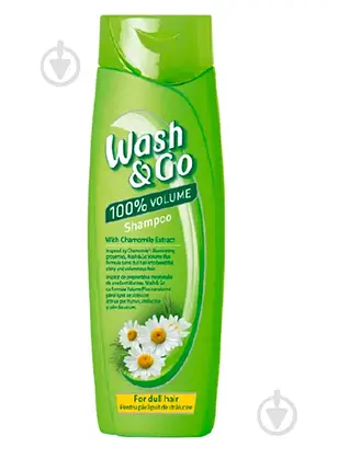 Wash&Go Шампунь для тьмяного волосся з ромашкою 360мл (6760), фото 1