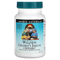 Натуральная добавка Source Naturals Wellness Children's Immune Chewable, 60 пастилок CN12583 PS