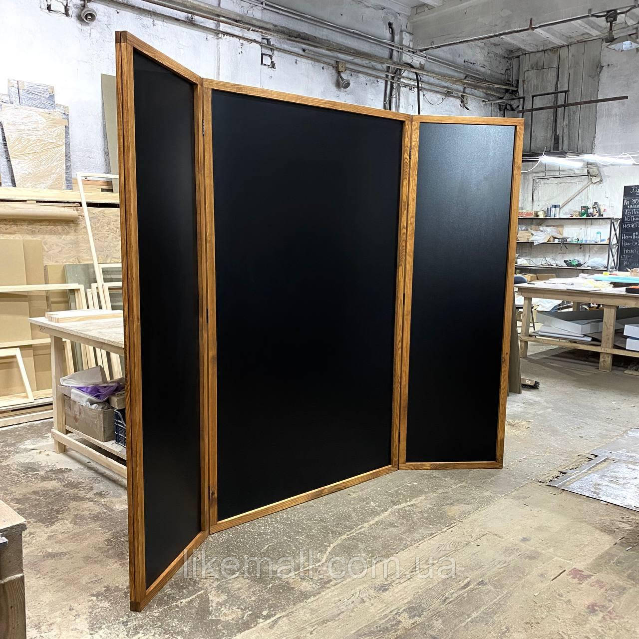 Фотозона крейдова в рамці (колір на вибір) 3000 х 2000 мм. Ширма для фотосесій