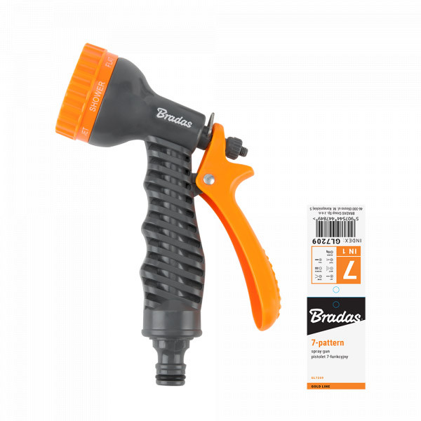 Пістолет-розпилювач. 7 функцій, GOLD LINE, GL7209