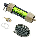 Портативний переносний фільтр для води туристичний фільтр для похідний Miniwell L630, фото 5