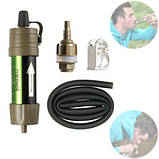 Портативний переносний фільтр для води туристичний фільтр для похідний Miniwell L630, фото 6