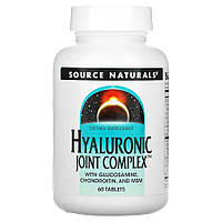 Препарат для суставов и связок Source Naturals Hyaluronic Joint Complex, 60 таблеток CN13585 PS