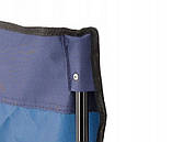 Крісло - стілець туристичний розкладний для риболовлі та відпочинку 50x50x80 cm GardenLine LEZ7150 синє, фото 5