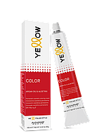 Yellow Permanent Cosmetic Coloring Cream - Фарба для волосся 100 мл 6.11 - Темный блондин интенсивно пепельный