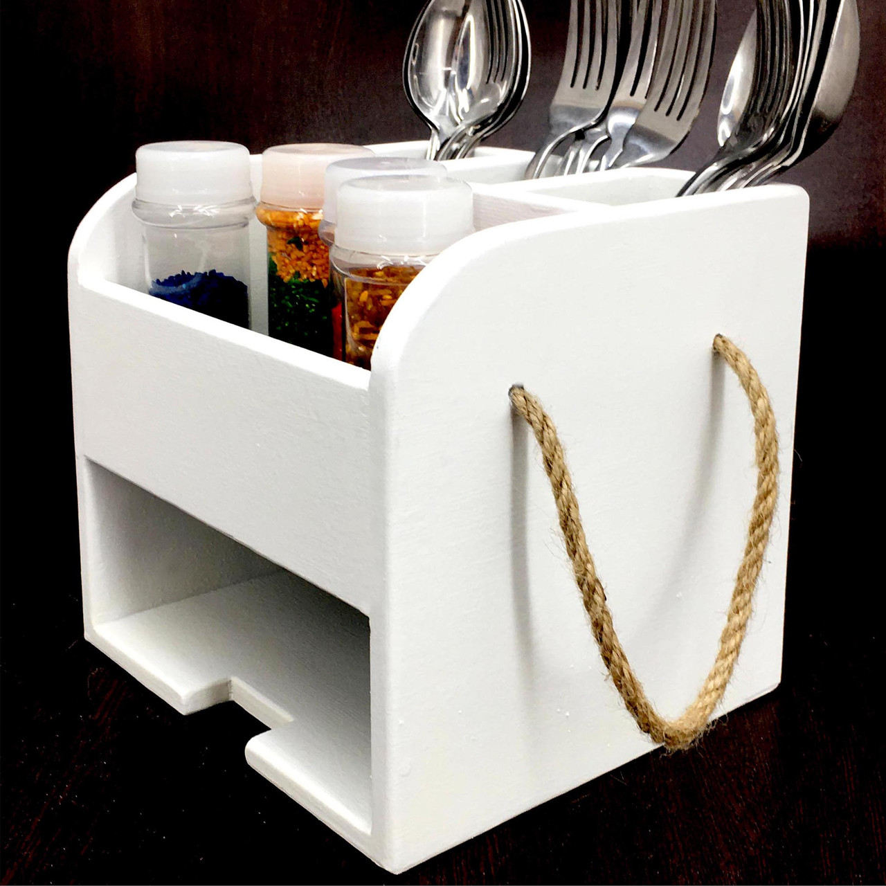 Підставка для столових приладів "Песто" зефір