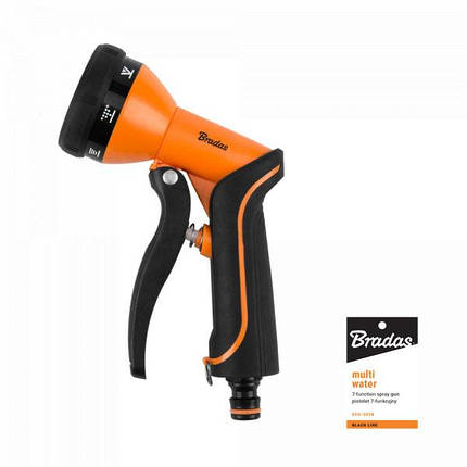 Пістолет для поливу 7 режимів, MULTI WATER, BLACK LINE, ECO-2058, фото 2