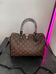 Жіноча сумка Луї Віттон коричнева Louis Vuitton Brown Speedy 30