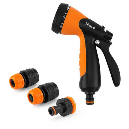 8-функціональний пістолет з фурнітурою, комплект, BLACK LINE, ECO-2068SET, фото 1