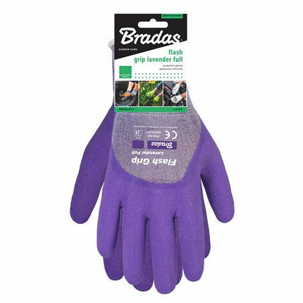 Рукавички захисні FLASH GRIP LAVENDER FULL, розмір 6, RWFGLRF6, фото 3
