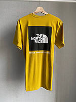 Жовта Футболка The North Face Original, Футболочка TNF оригінал, Футболки Зе Норс Фейс, ТНФ