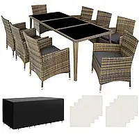 Комплект меблів із ротанга Monaco стіл зі стільцями + чохли!