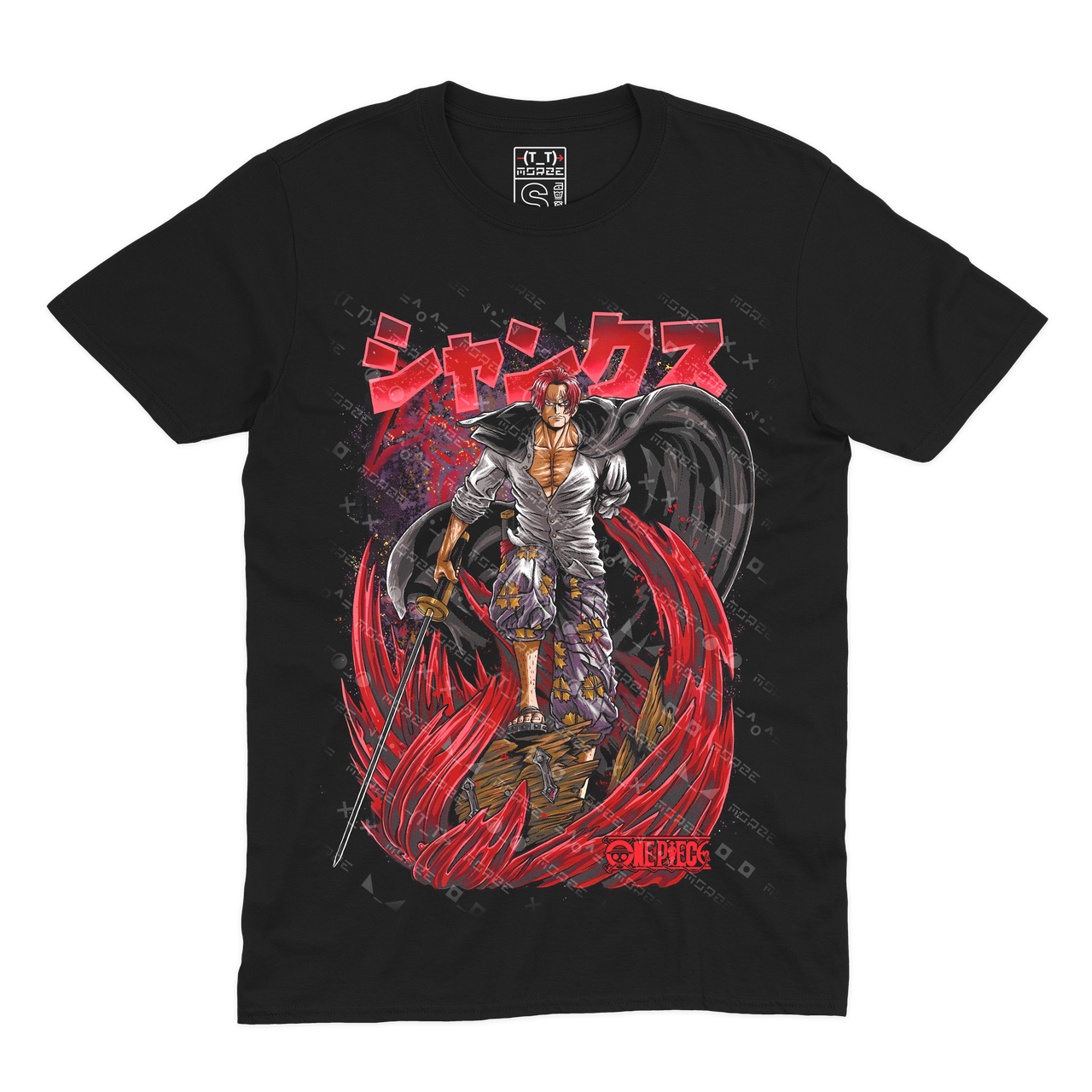 Футболка чорна Morze One piece V15, фото 1