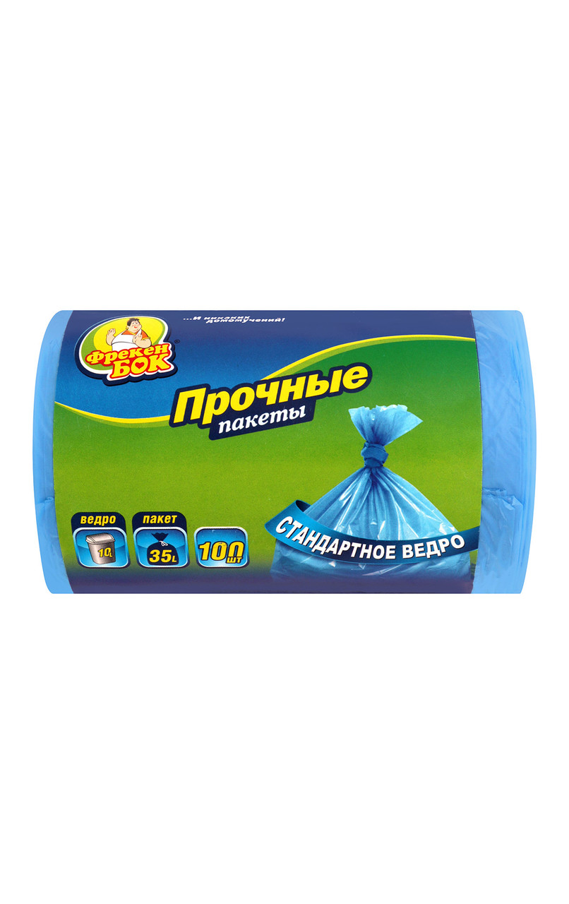 Пакети для сміття 35л/100шт, сині, Фрекен БОК, Арт.52112