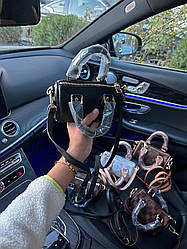 Жіноча сумка Луї Віттон чорна Louis Vuitton Black Speedy Mini