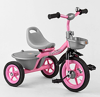 Велосипед детский 3-х колёсный с корзиной Best Trike (резиновые колеса, звоночек)