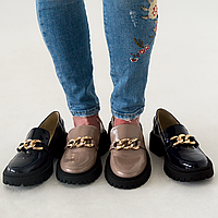 Лоферы женские цвета капучино Style Shoes