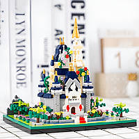 Конструктор Замок Принцессы в стиле Lego на 1165 деталей, детский развивающий конструктор Замок из мини кубов