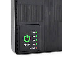 ИБП UPS-18W DC1018P для роутеров/коммутаторов/PON/POE-430, 5//9/12V, 1A, 10400MAh(4*2600MAh), Black, BOX i