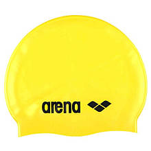 Шапка для плавання Arena CLASSIC SILICONE JR жовтий, чорний Діт OSFM