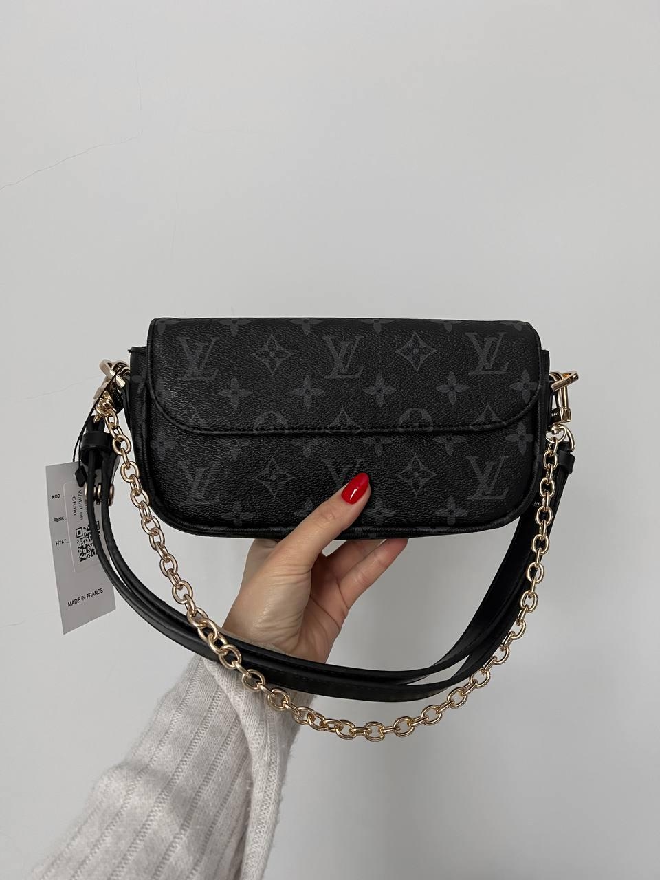 Жіноча сумка Луї Віттон чорна Louis Vuitton Black