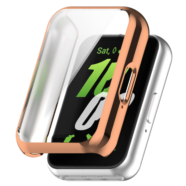 Чохол-накладка DK Silicone Face Case для Samsung Galaxy Fit3 (R390) (rose gold), фото 1