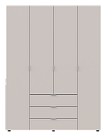 Шкаф для одежды в спальню Гелар Кашемир 155х49.5х203.4 распашной гардероб для спальни шкафы комплект