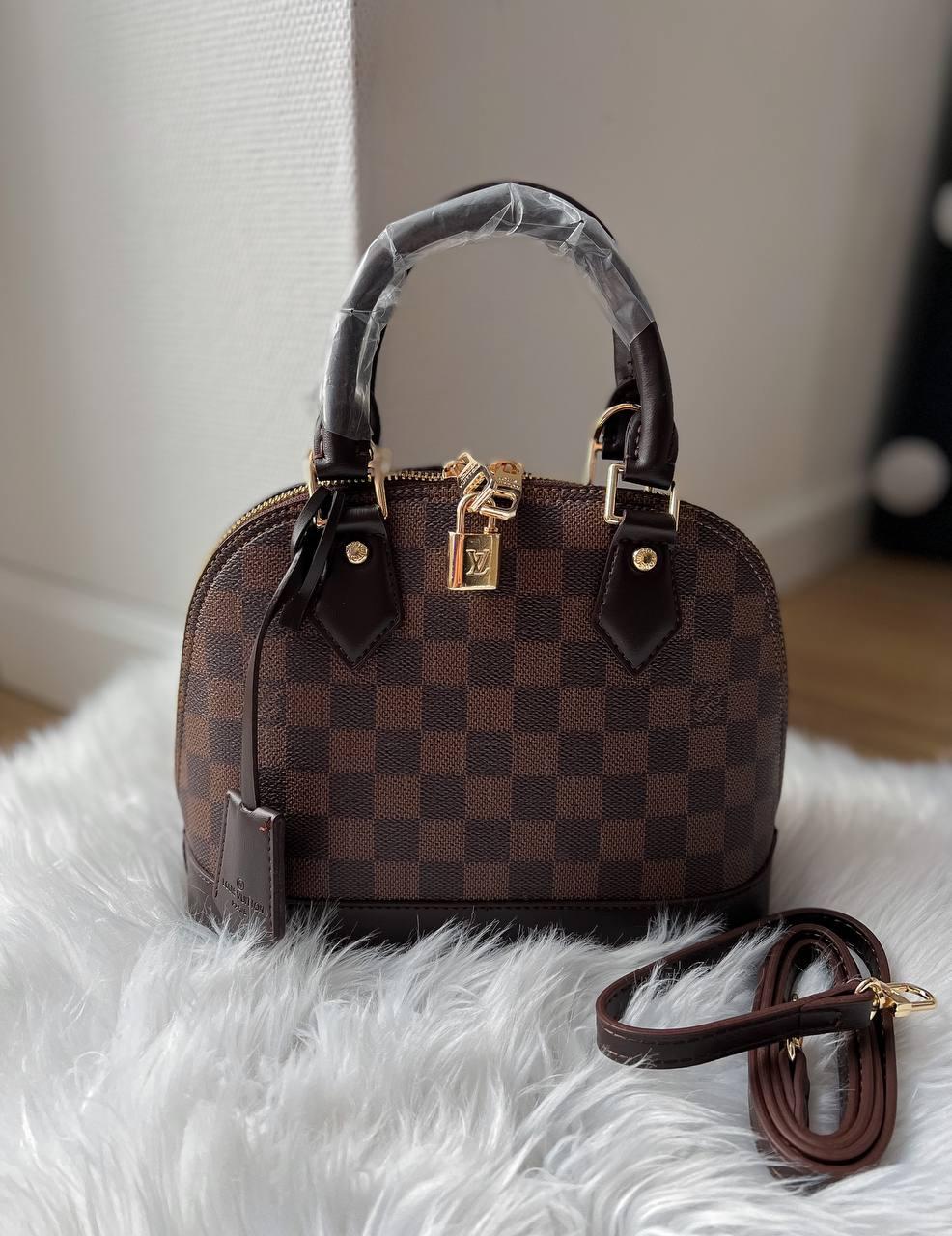 Жіноча сумка Луї Віттон коричнева Louis Vuitton Brown Alma