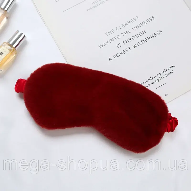 Маска для сну плюшева "Nyako 4". Пов'язка на очі дитяча. Наочна маска жіноча, фото 1